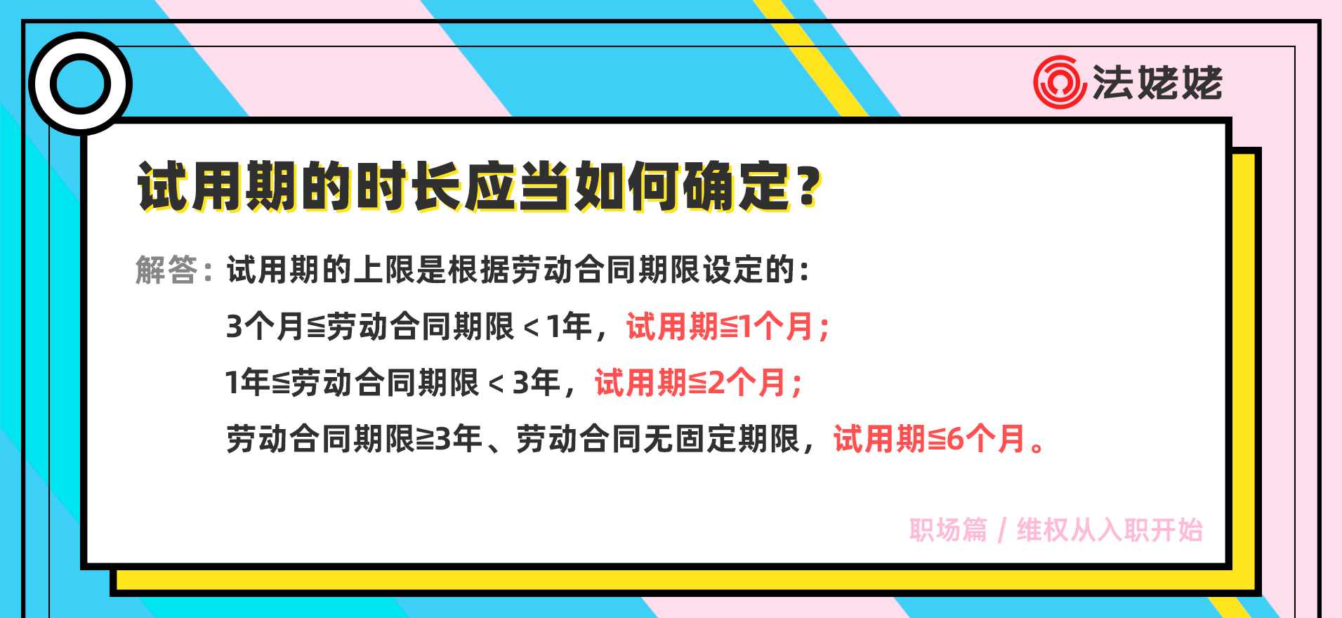 劳动法中规定的试用期一般有多久? - 知乎