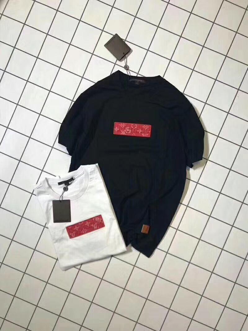 supreme有与lv联名的印花t恤吗