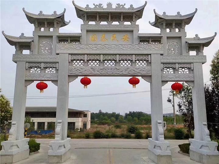 广东村口牌坊经常建设样式 - 知乎