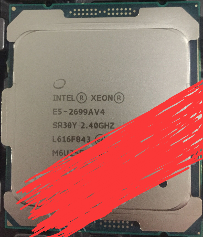 intel新出的e52699av4的信息是写错的吗