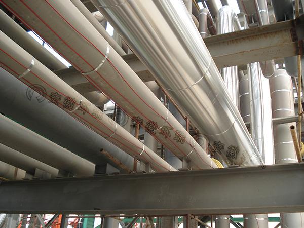 dn80化工管道电伴热安装方法