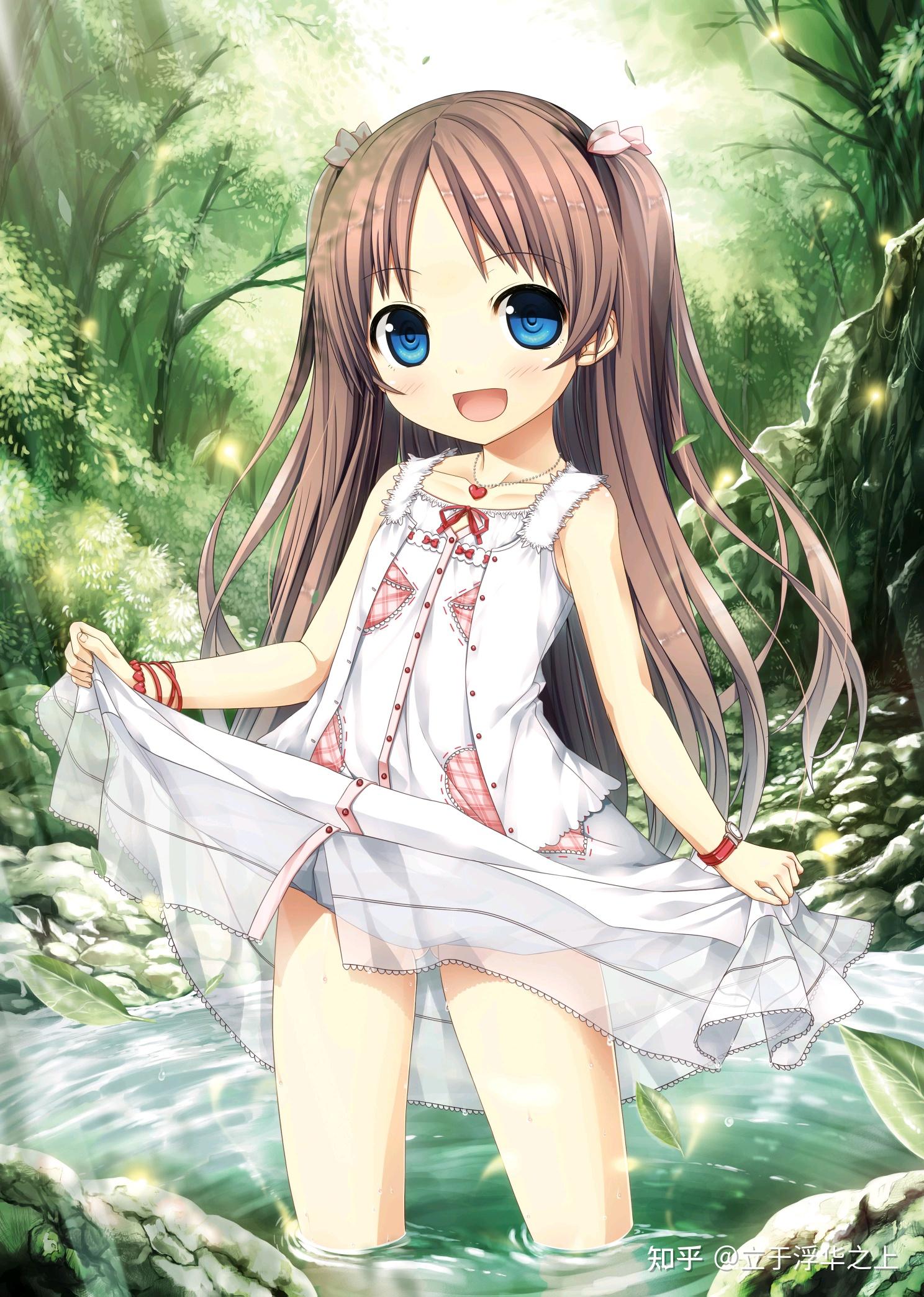 有哪些穿着无袖连衣裙 裸腿凉鞋的动漫女角色?