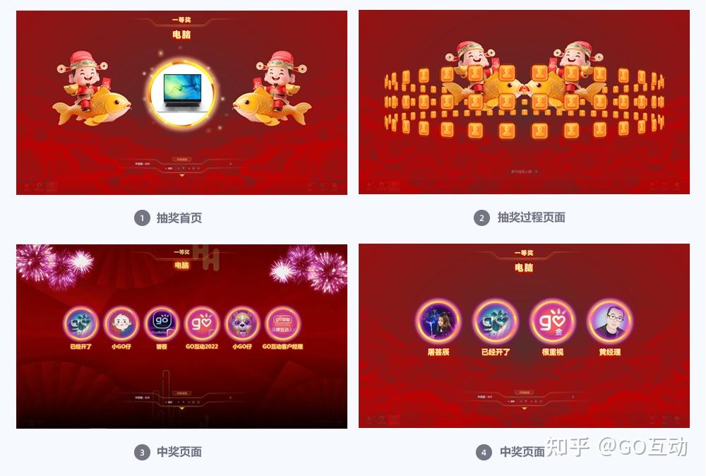 GO互动| 年会大屏互动游戏公司创意节目策划方案暖场活跃气氛 - 知乎