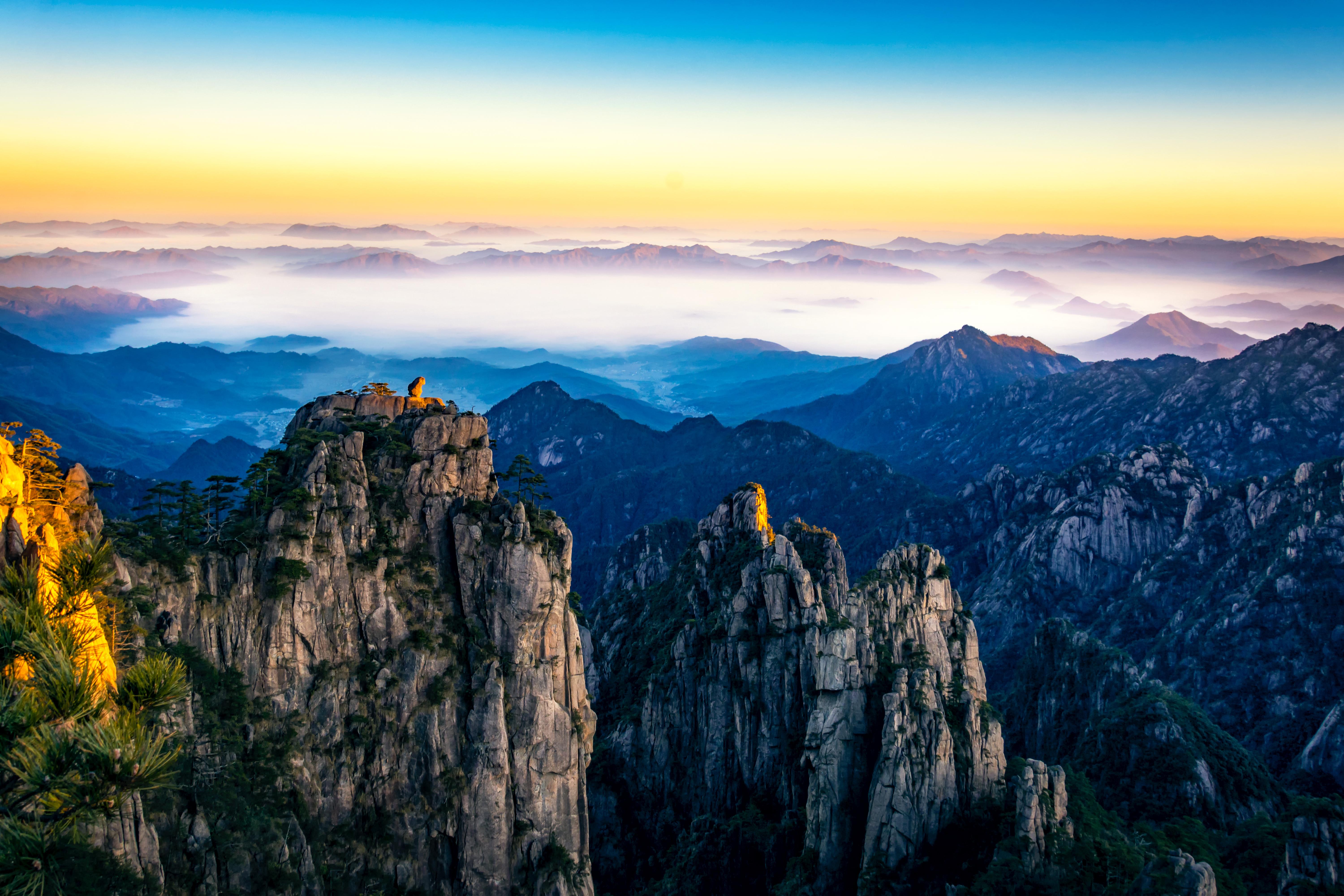 泰山壁纸风景画图片