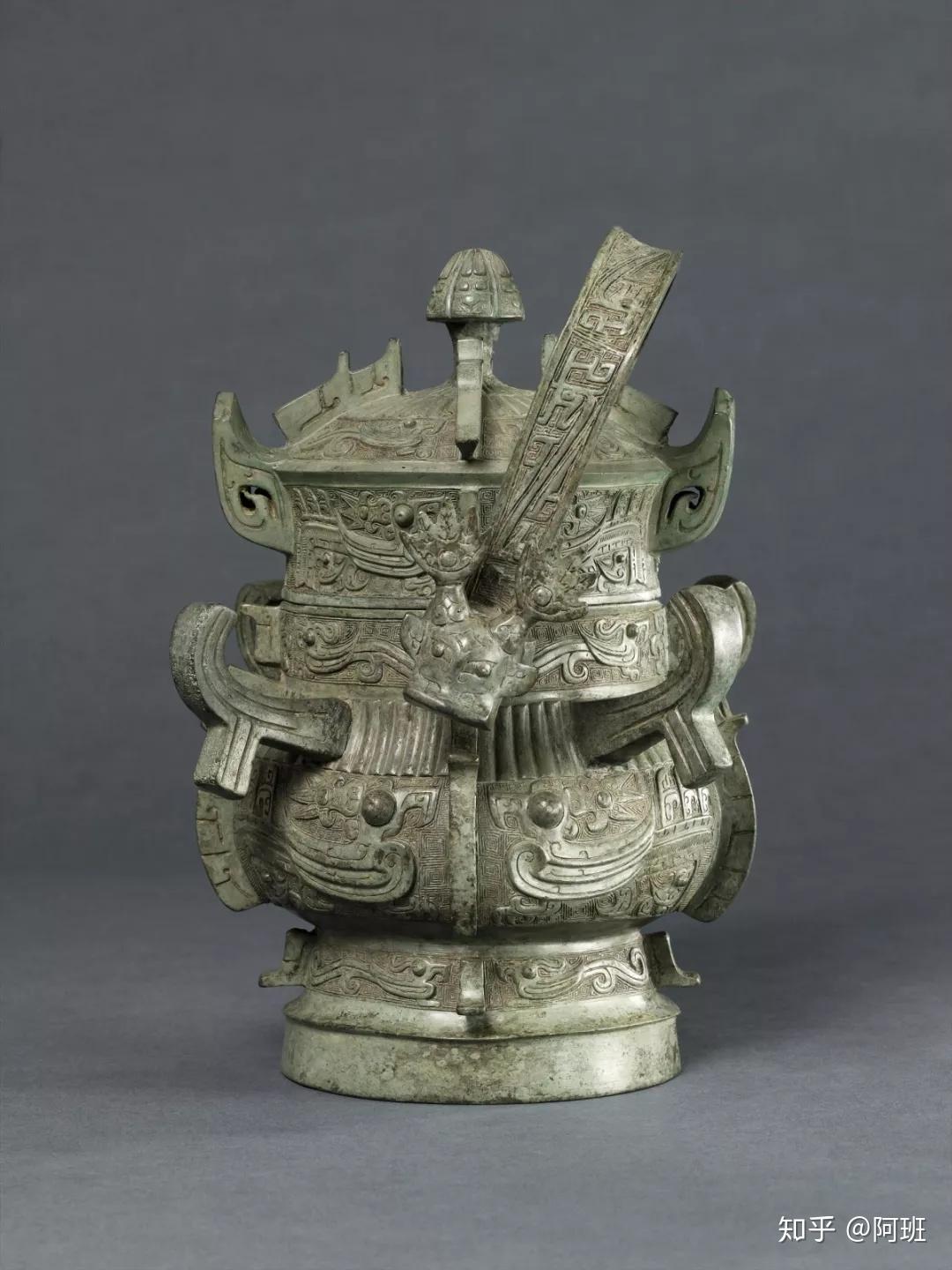 青铜酒器之盛酒器：罍、盉、斝、卣、彝、瓿、壶、缶、𦉜| 酒文化与酒- 知乎