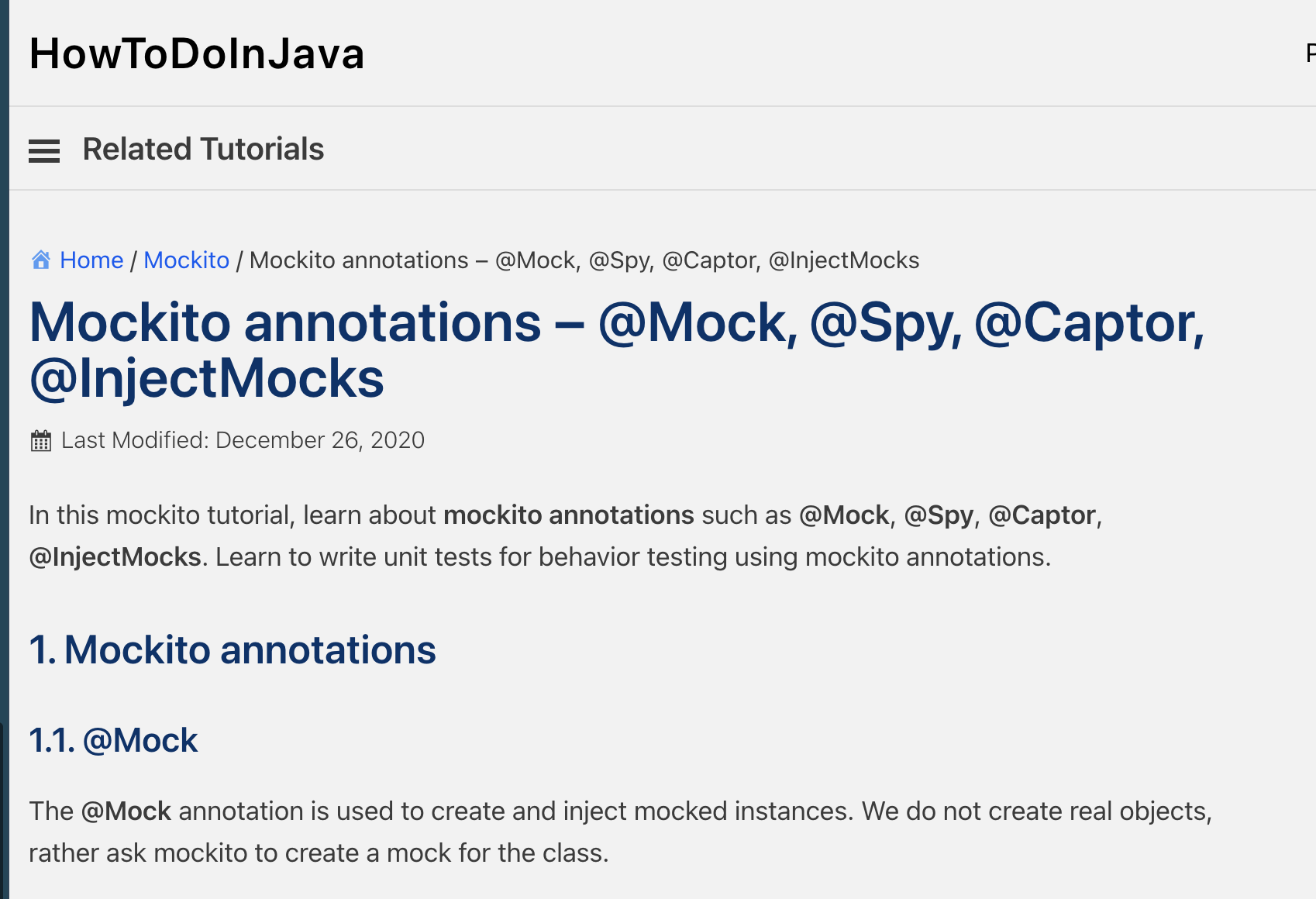 【编程】单元测试框架 Mockito 注解 Mock, Spy, Captor, InjectMocks 知乎