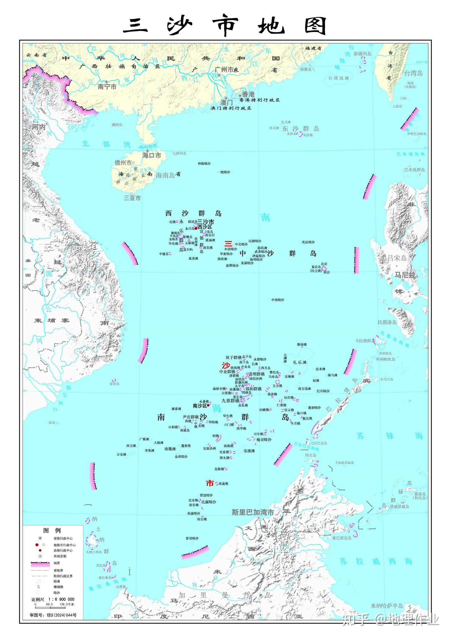 最清晰的南海诸岛地图 - 知乎