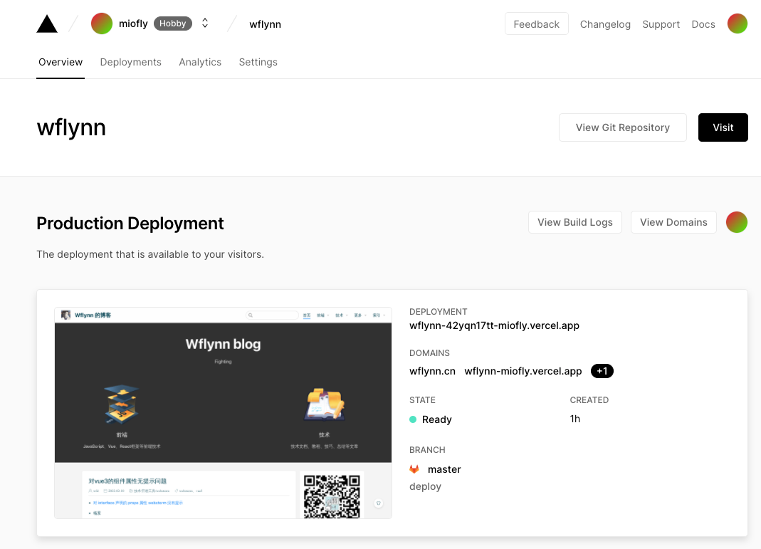 Github Pages 速度慢 vercel 部署静态博客 - 知乎