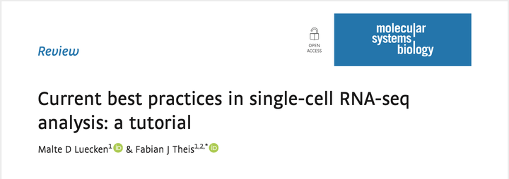 目前最佳的single cell RNA sequencing分析实践指南 - 知乎