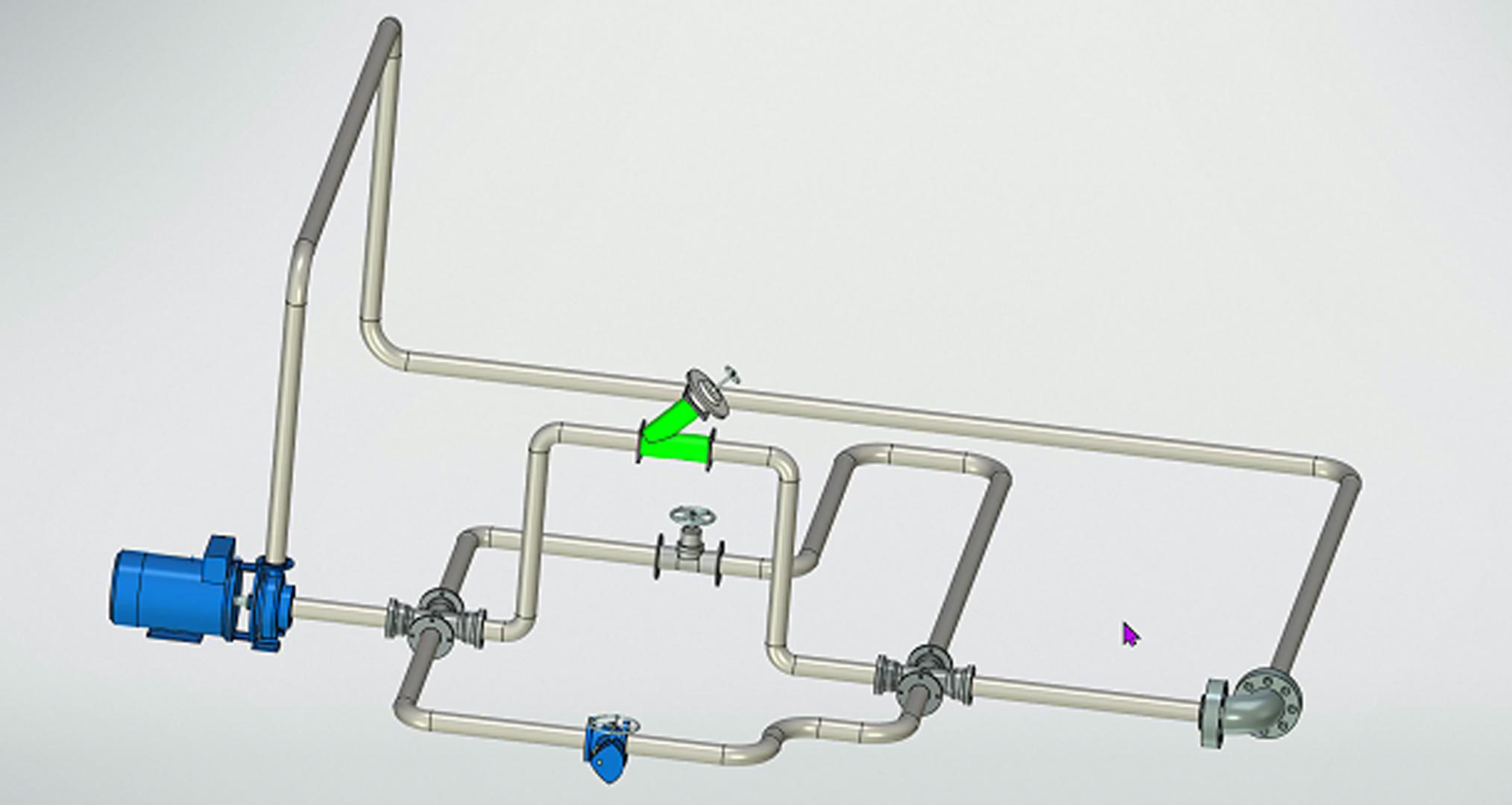 t-flex cad 的管道设计-5