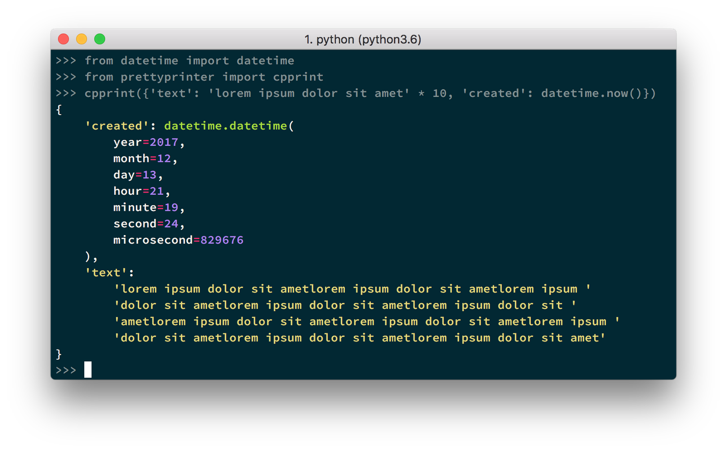 Python 的第三方打印类库—— PrettyPrinter - 知乎