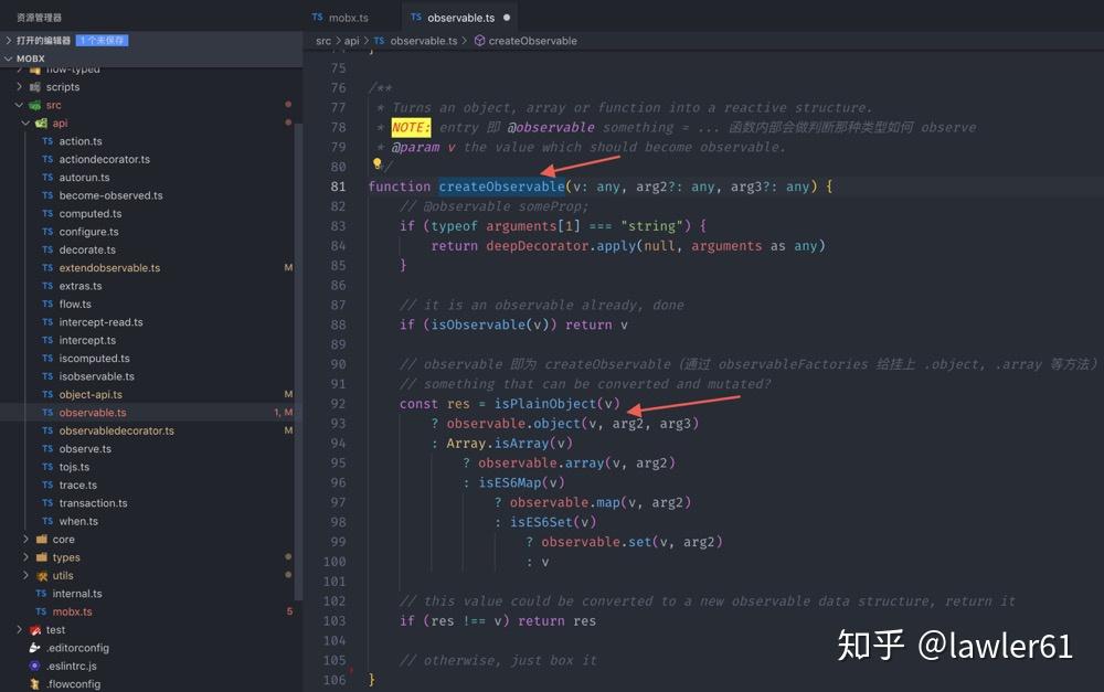mobx 源码解读（一）：从零到 observable 一个 object 如何 - 知乎