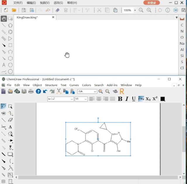 KingDraw和ChemDraw支持互通!导入结构式只需要这几步 - 知乎