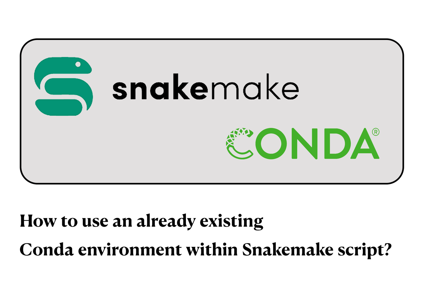 Snakemake conda 