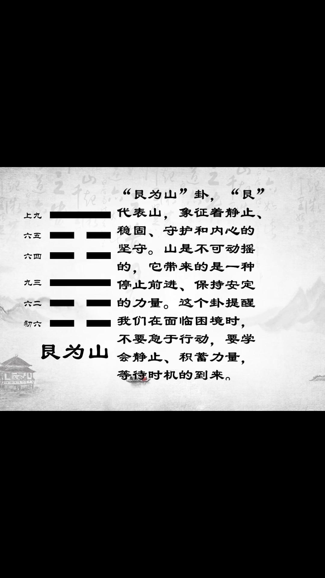 六十四卦艮为山