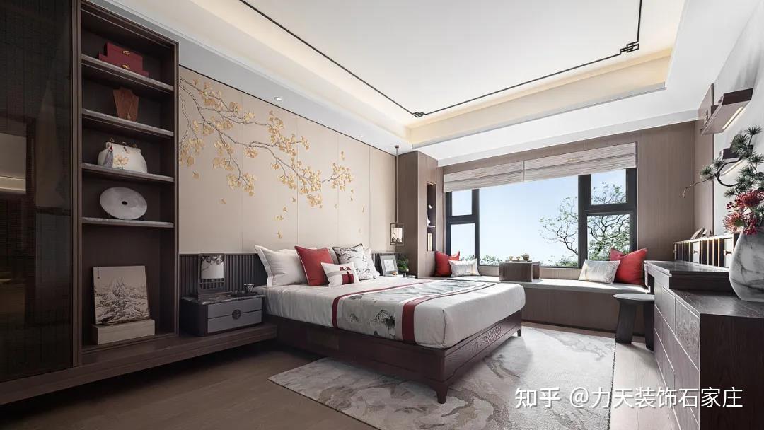 140㎡户型的新中式设计 以端庄、古典为理念 - 知乎