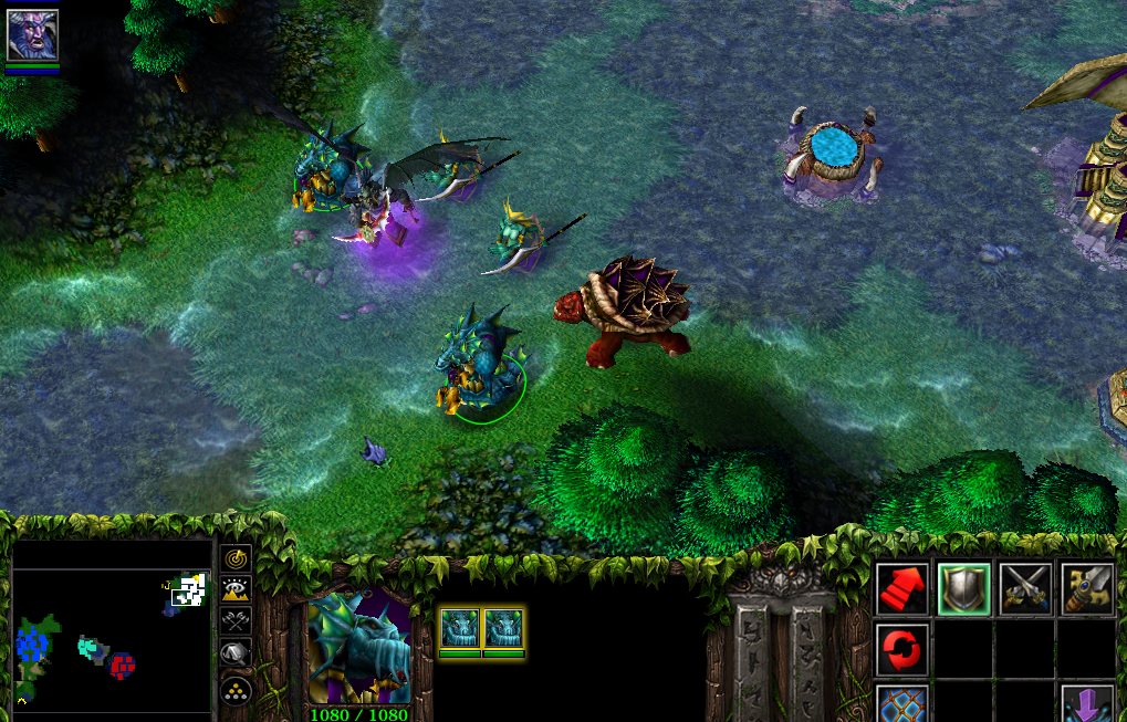 如果魔兽争霸3中业余高手使用娜迦族能打赢happy吗