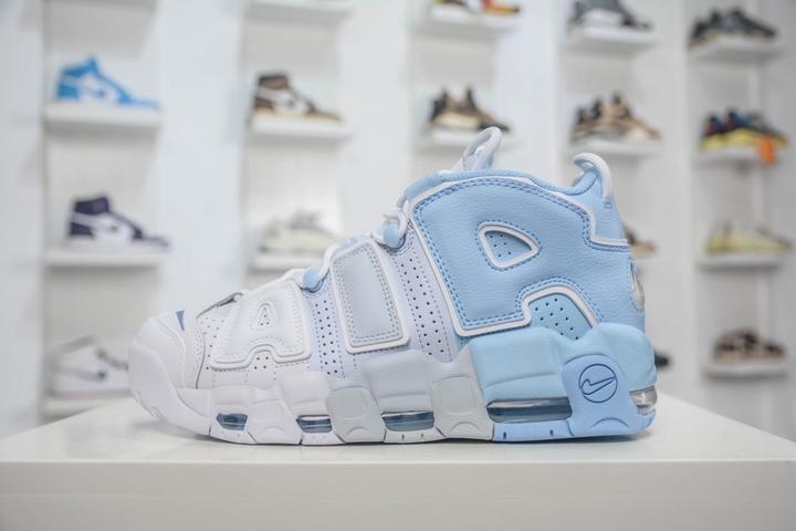 耐克天空蓝皮蓬 nike air more uptempo sky blue 高街篮球鞋