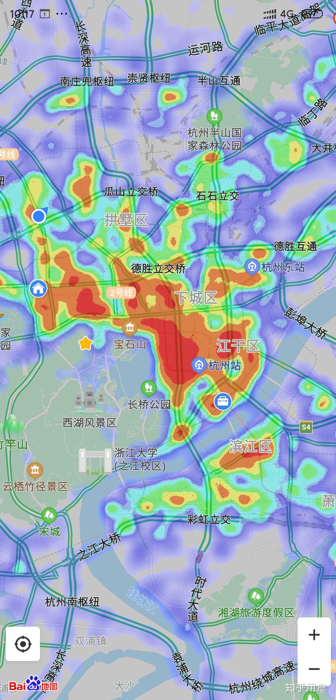 js使用百度地图仅显示中国区域，实现大数据热点图