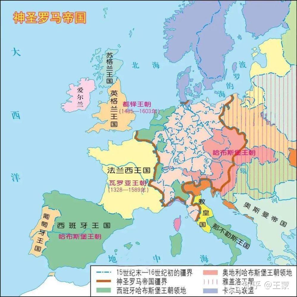 拿破仑帝国时期的欧洲版图及1815年欧洲版图- 知乎