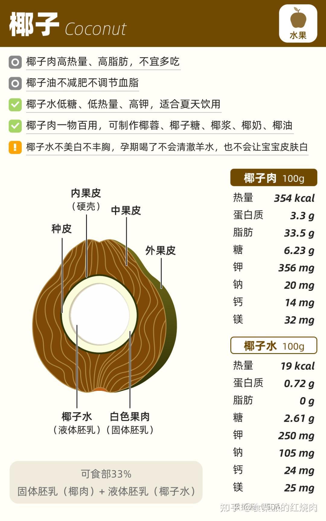 椰子种类图解图片