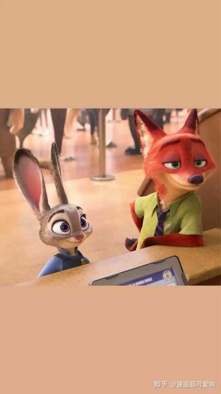 狐狸尼克兔子朱迪同框壁纸有吗